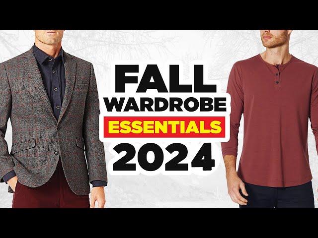 10 Fashionable Fall Wardrobe Essentials Every Man Needs