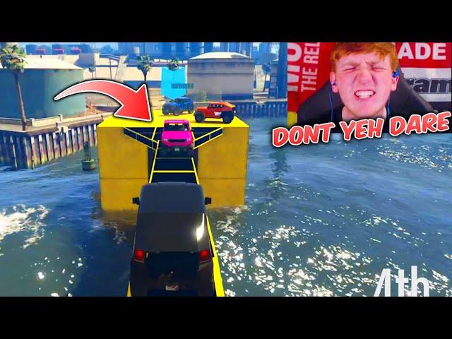 EVERY ANGRY GINGE GTA RACE #8 (STREAM HIGHLIGHTS)