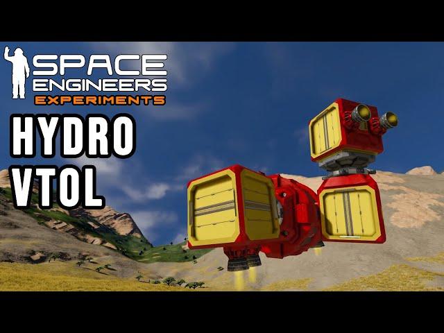 Space Engineers Experiments: Hydro Vector Thrust