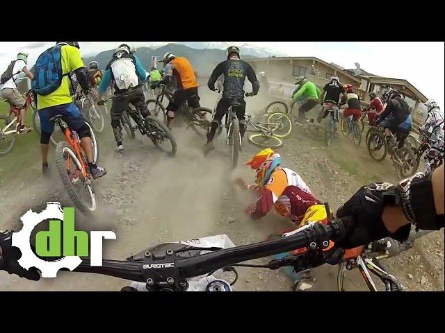 Slow Motion Crashes Scott Gang Battle 2012 by downhill-rangers.com