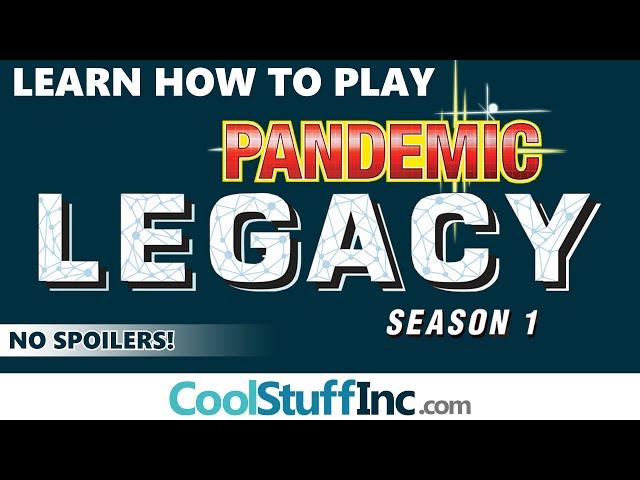 How To Play Pandemic Legacy Season 1