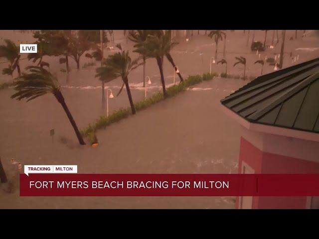 Hurricane Milton: Fort Myers Beach Suspends Emergency Services as storm surge rises