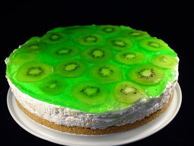 No-Bake Kiwi Cheesecake- with yoyomax12