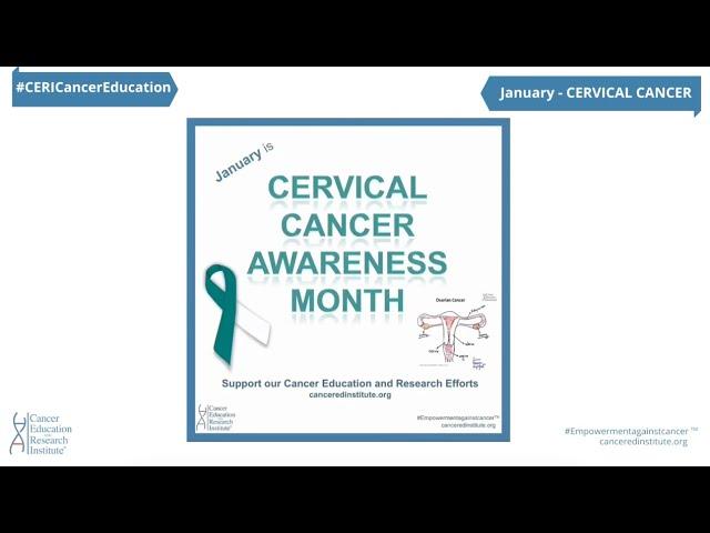 January is #CervicalCancerAwarenessMonth | Ocak Ayı Serviks Kanseri Farkındalık Ayıdır