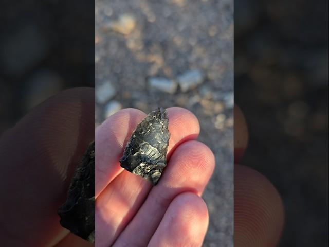 Finding Prehistoric Artifacts In High Desert - Obsidian Point