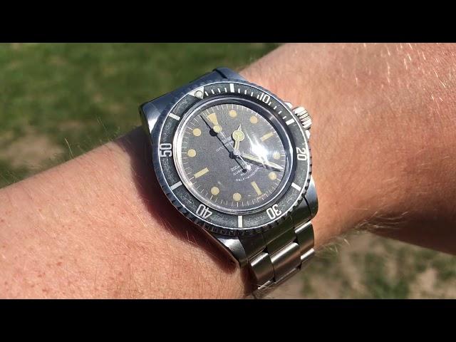 1966 Tudor submariner 7928 rose dial