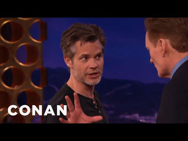 Timothy Olyphant's Masterclass On Stage Vs. Screen Acting | CONAN on TBS