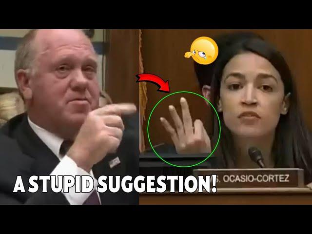 Congress ERUPTS as Border Czar Tom Homan DESTROYS Every Argument by Ocasio-Cortez in Congress!