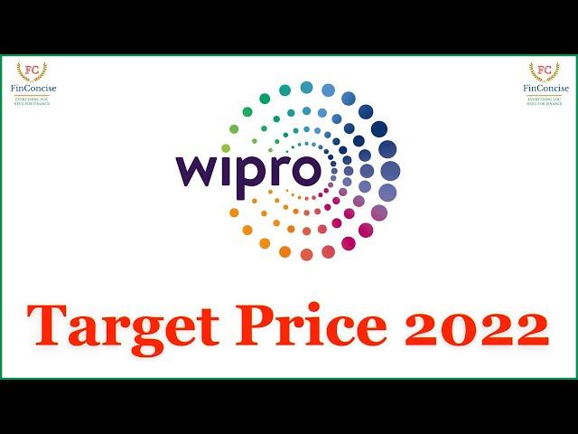 Wipro Share Price Target 2022 | 15 Jan 2022 #finconcise #shorts