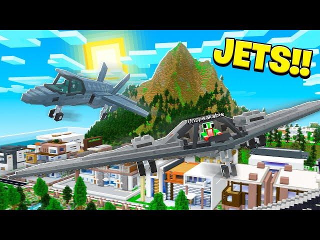 *NEW* WORKING JETS IN MINECRAFT!