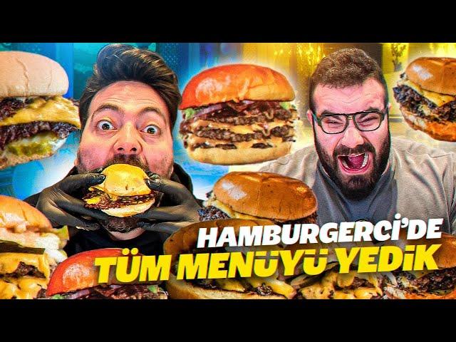 HAMBURGERCİ’DE TÜM MENÜYÜ YEDİK!@TunaTavus