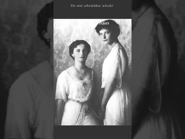 The children of Emperor Nicholas II: Grand Duchess Olga Nikolaevna, Grand Duchess Maria Nikolaevna.