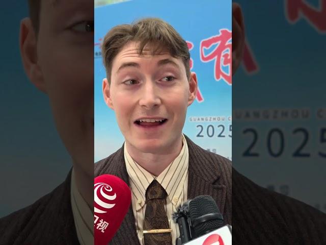 英國留學生大白為廣州打CALL：“廣州好吃的太多了！”
