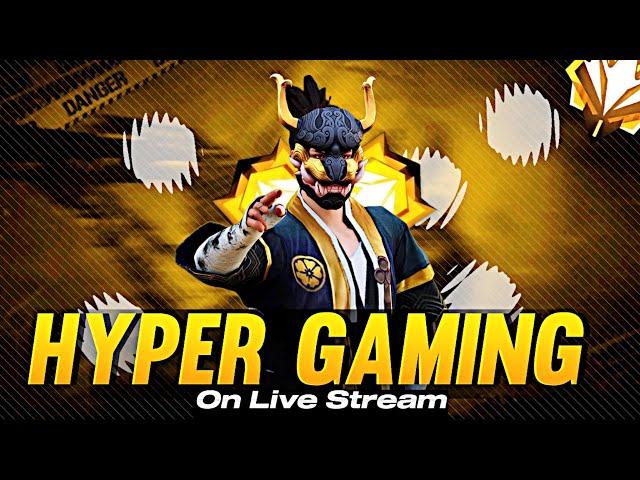 Free fire Live Stream  Hyper Gaming On Live // Playing Unlimited Custom 1v6 Easy️ #shorts