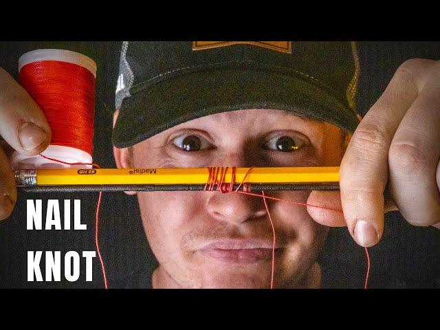 Easy Archery Nocking Points --- (How To: Easily Tie A Nail Knot)