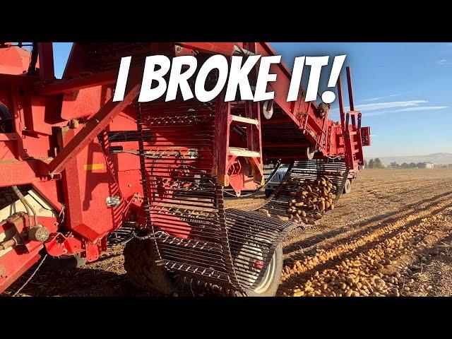 Potato Harvester Broke Down! Day 11