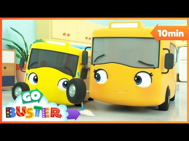  Tidying Up Together!  Cleaning Fun with Buster! |  Sing Along with Buster 