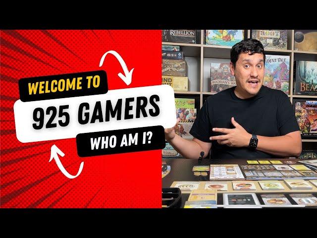 Welcome to the Channel | So what is 925 Gamers Anyway?