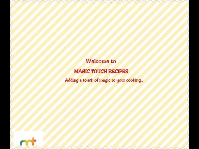 Magic Touch Recipes Live Stream