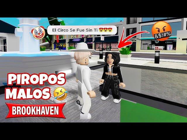 DICIENDO PIROPOS  MALOS A LA GENTE DE BROOKHAVEN  Roblox