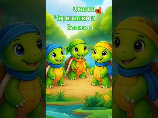 Сказка для детей Черепашки и великан часть 1 #сказкананочь #аудиосказка #аудиодлядетей