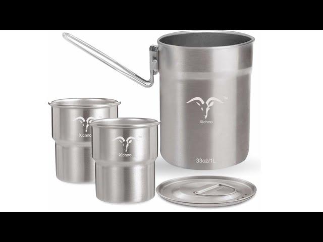 Xichno Stainless Steel Two Cup Cookset - It's Great!