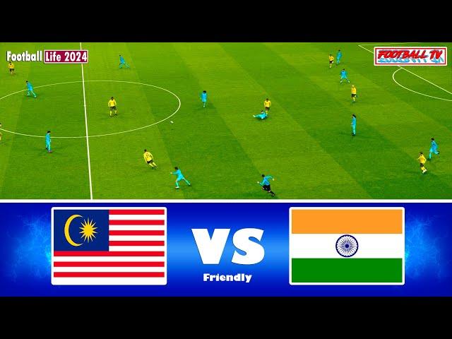 MALAYSIA vs INDIA | INTERNATIONAL FRIENDLY 2023 | FOOTBALL LIFE 2024 FULL MATCH | GAMEPLAY PC
