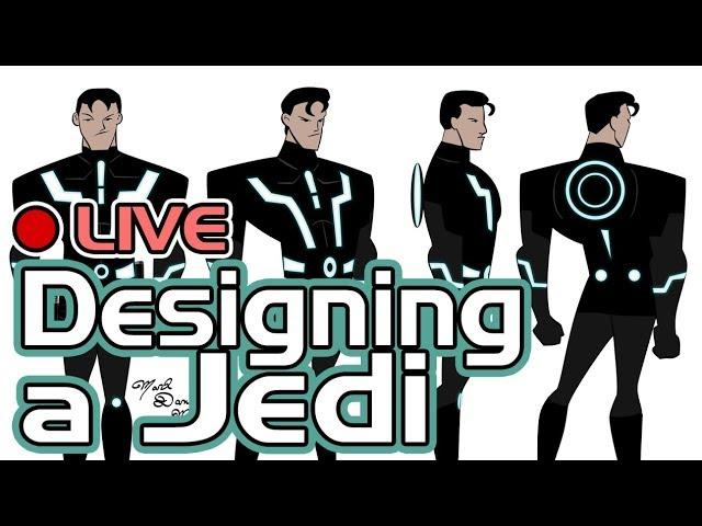  Designing a Jedi: Watch Me Design My YouTube Channel Art Live