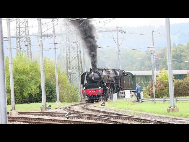 VHE/SBB Historic/OeBB/Dampflok-Depot Full, Impressionen der Huttwiler Dampftage, 05./06.10.2024