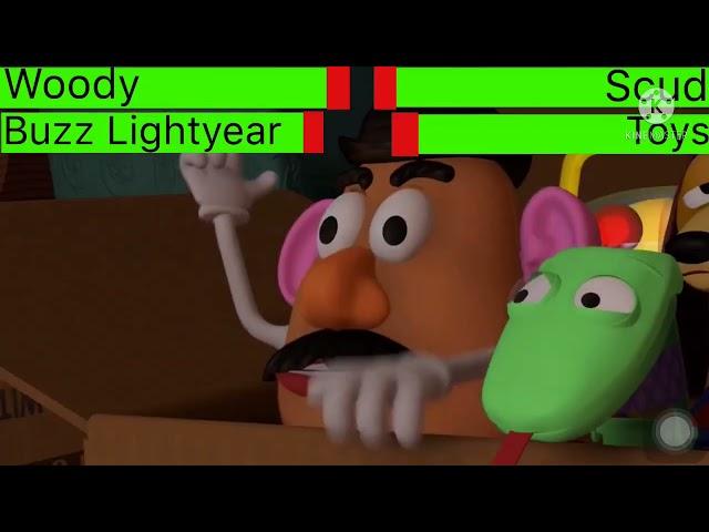 Toy Story (1995) Dog Chase With Healthbars