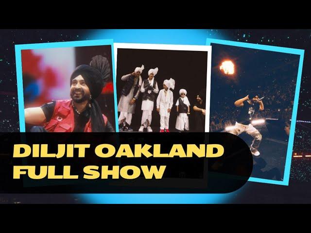 Diljit Dosanjh - Dilluminati Tour | Oakland Arena | May 2024 | Latest Punjabi Songs 2024