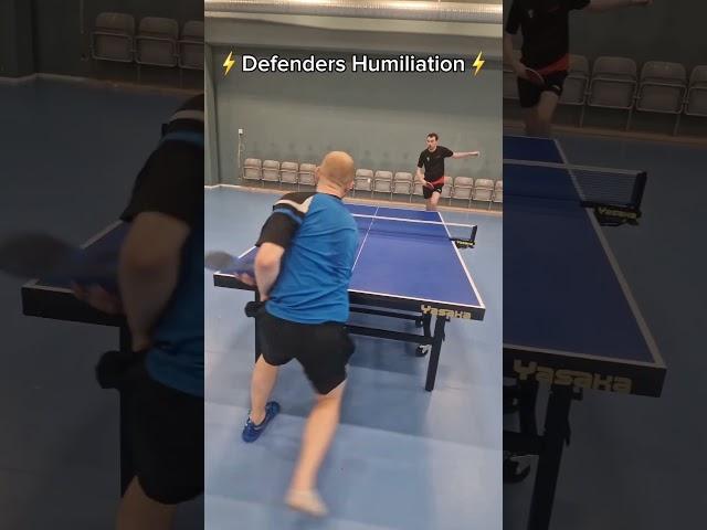 How to humiliate defenders #pingpong #tabletennis