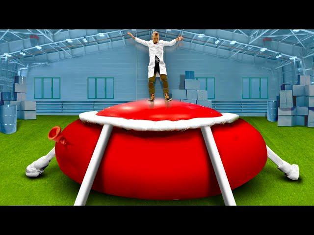 5 METER BALLOON TRAMPOLINE!