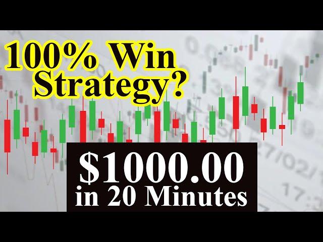 $1000 with Accurate Binary Options Trading Strategy | 100% Win Rate | LIVE RESULTS