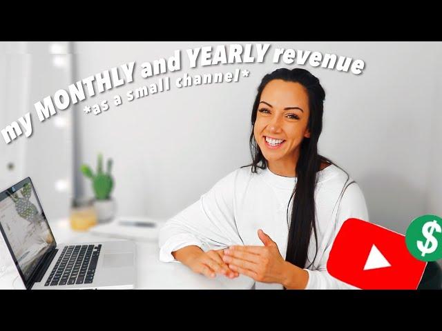 HOW MUCH YOUTUBE PAYS ME EVERY MONTH *as small channel* (monthly + lifetime total revenue)