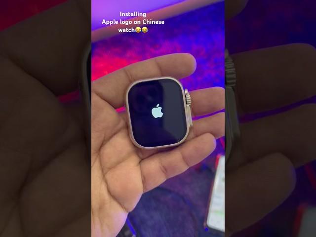 This is how i install Apple Logo on a fake Ultra 2 smart watchapple logo code for watch ultra 2