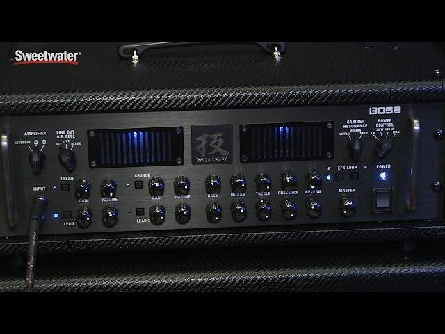 Winter NAMM 2016: BOSS Waza Craft Amplifier Demo with Sweetwater