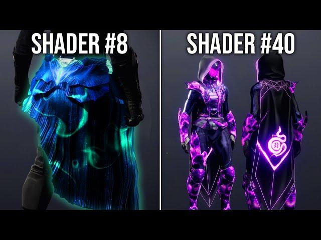 60 UNIQUE Shader Effects & Interactions In Destiny 2