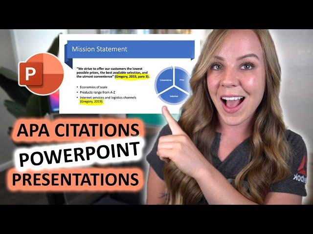 Citing and Referencing in PowerPoint Presentations | APA 7th Edition