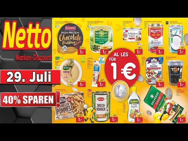 NETTO Prospekt – Angebote ab 29.07.2024