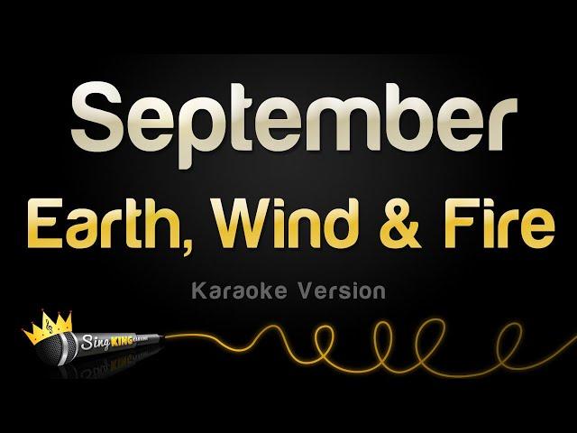 Earth, Wind & Fire - September (Karaoke Version)