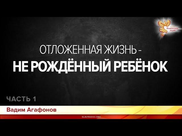 Отложенная жизнь – не рождённый ребёнок. Вадим Агафонов. Часть 1