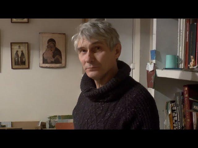 В мастерской художника Анатолия Новгородова