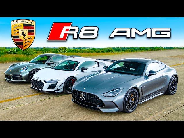 AMG GT 63 baru v R8 GT v 911 Turbo: DRAG RACE