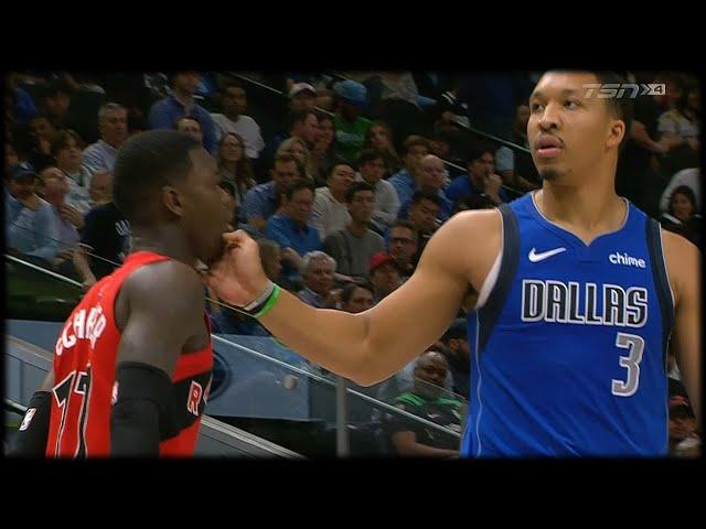 Grant Williams BI*CH Slaps Dennis Schröder - Raptors vs Mavs | Nov 8, 2023