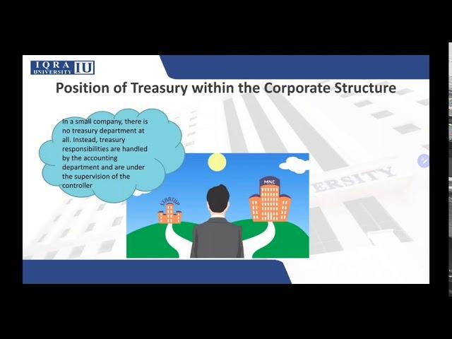 Unit 1.1 Introduction to Treasury Management