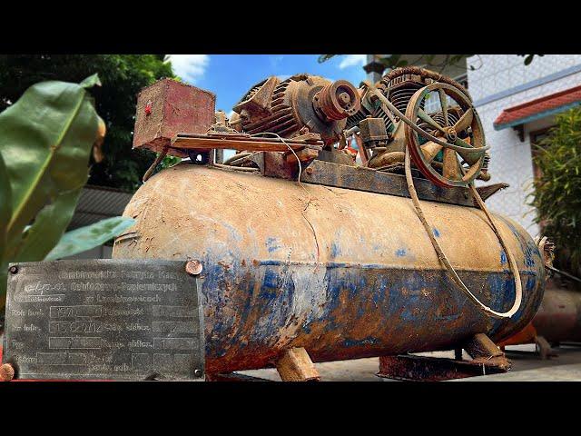 Restoration of air compressor // Rambinowicka Fabryka Maszyr Celulozowo- Paniemiczych 1970