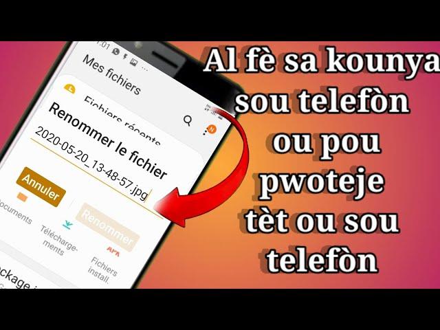 Al fè sa sou telefòn ou kounya pou ka jere tèt ou sou