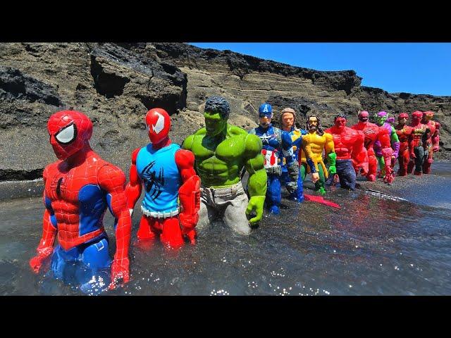 AVENGERS SUPERHERO STORY, HULK VS SPIDER-MAN, VENOM VS CAPTAIN AMERICA VS IRON MAN, MARVEL'S 101