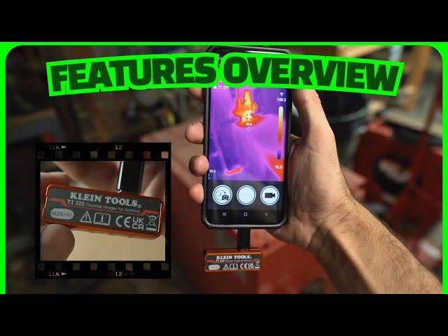 KLEIN TI220 Cell Phone Thermal Camera REVIEW